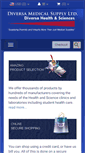 Mobile Screenshot of diversamedicalsupply.com
